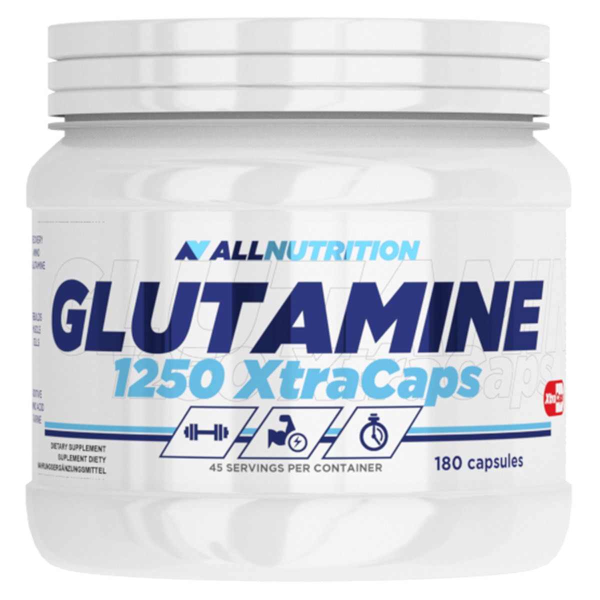 Капсули Glutamine 1250 Xtracaps - 180caps 100-33-2392554-20