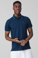 Футболка поло Cotton blend polo shirt 2161571-5852 s.Oliver L Темно-синій 2161571-5852
