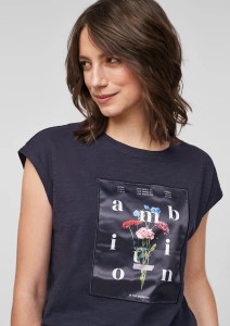 Футболка LOOSE FIT 14.103.32.X056-59D0 s.Oliver 34 Темно-синій 14.103.32.X056-59D0