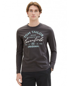 Футболка з довгими рукавами 1037744-10899 Tom Tailor L Темно-сірий 1037744-10899