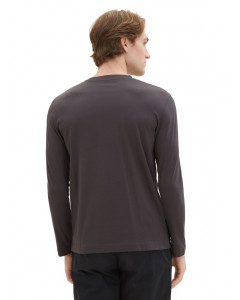 Футболка з довгими рукавами 1037744-10899 Tom Tailor L Темно-сірий 1037744-10899