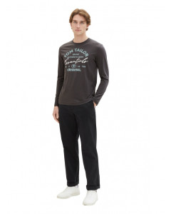 Футболка з довгими рукавами 1037744-10899 Tom Tailor L Темно-сірий 1037744-10899