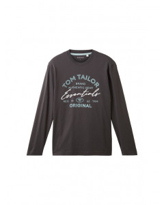 Футболка з довгими рукавами 1037744-10899 Tom Tailor L Темно-сірий 1037744-10899