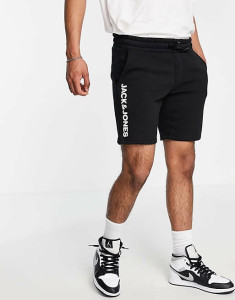 Шорти JJISIDE SOFT SWEAT SHORTS 12186462 Black Jack&Jones L Чорний 12186462BLACK