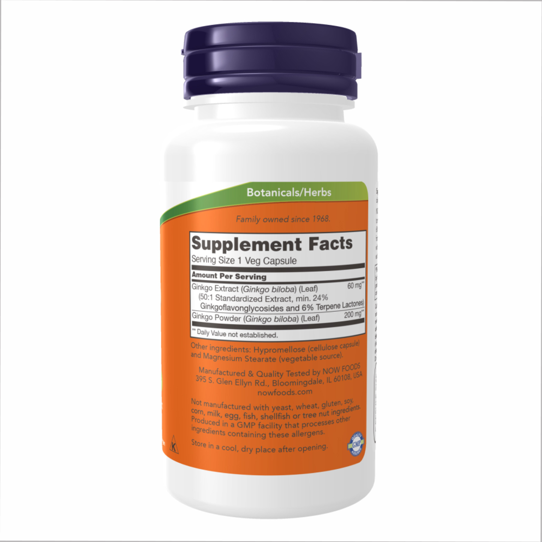 Капсули Ginkgo Biloba 60 mg - 120 vcaps 2022-10-2320