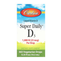 Рідина Carlson Laboratories Super Daily D3 1000IU - 10.3 mL 2023-10-5151