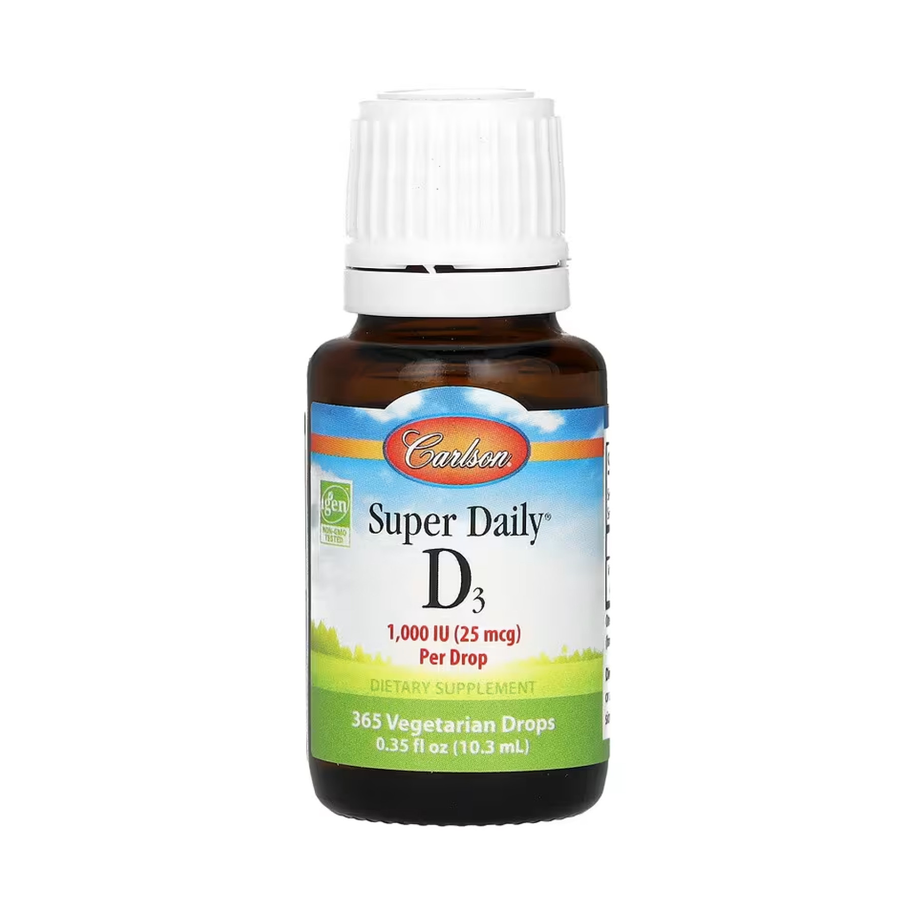Рідина Carlson Laboratories Super Daily D3 1000IU - 10.3 mL 2023-10-5151