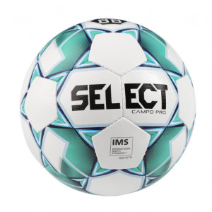 М'яч футбольний SELECT Campo Pro (015) біл/зелен, 3 386000
