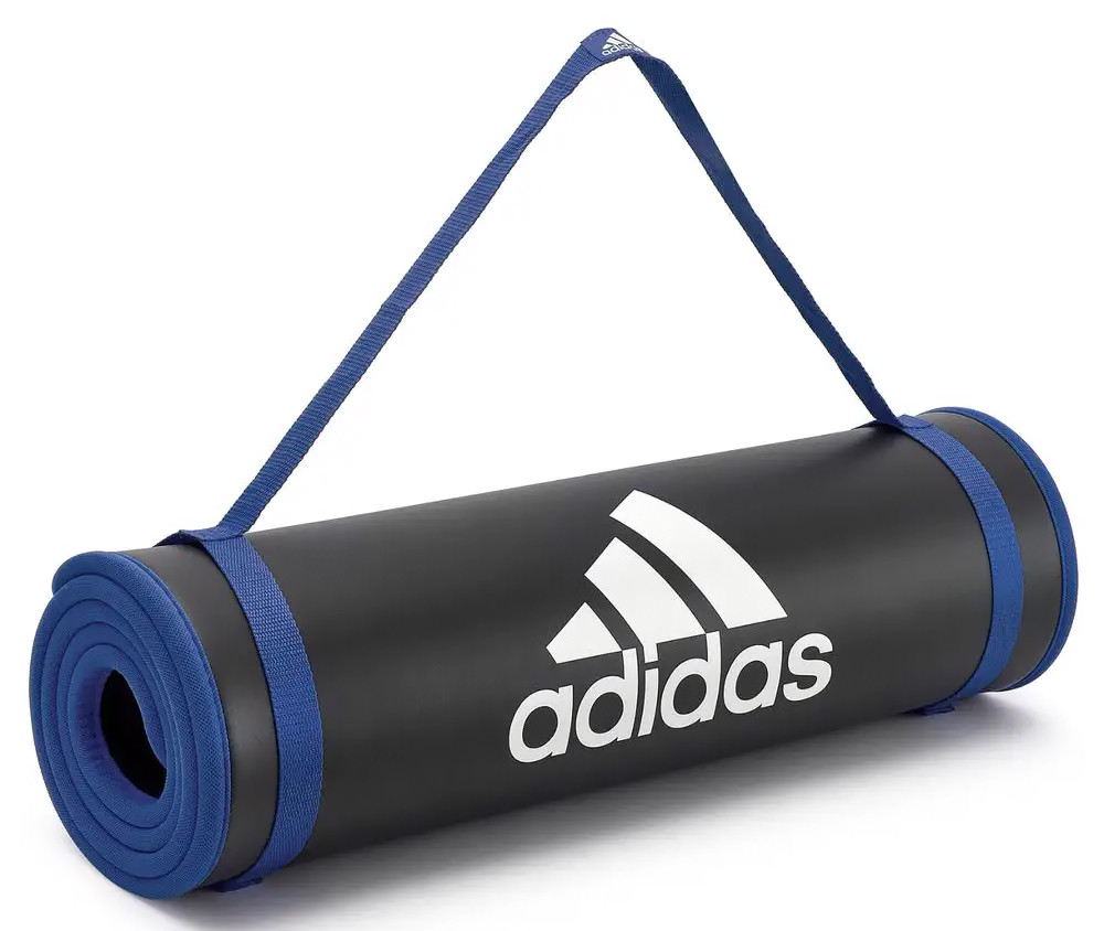 Килимок для тренуваннь Adidas Trainingsmatte чорний, синій Уні 183х61х1 ADMT-12235BL