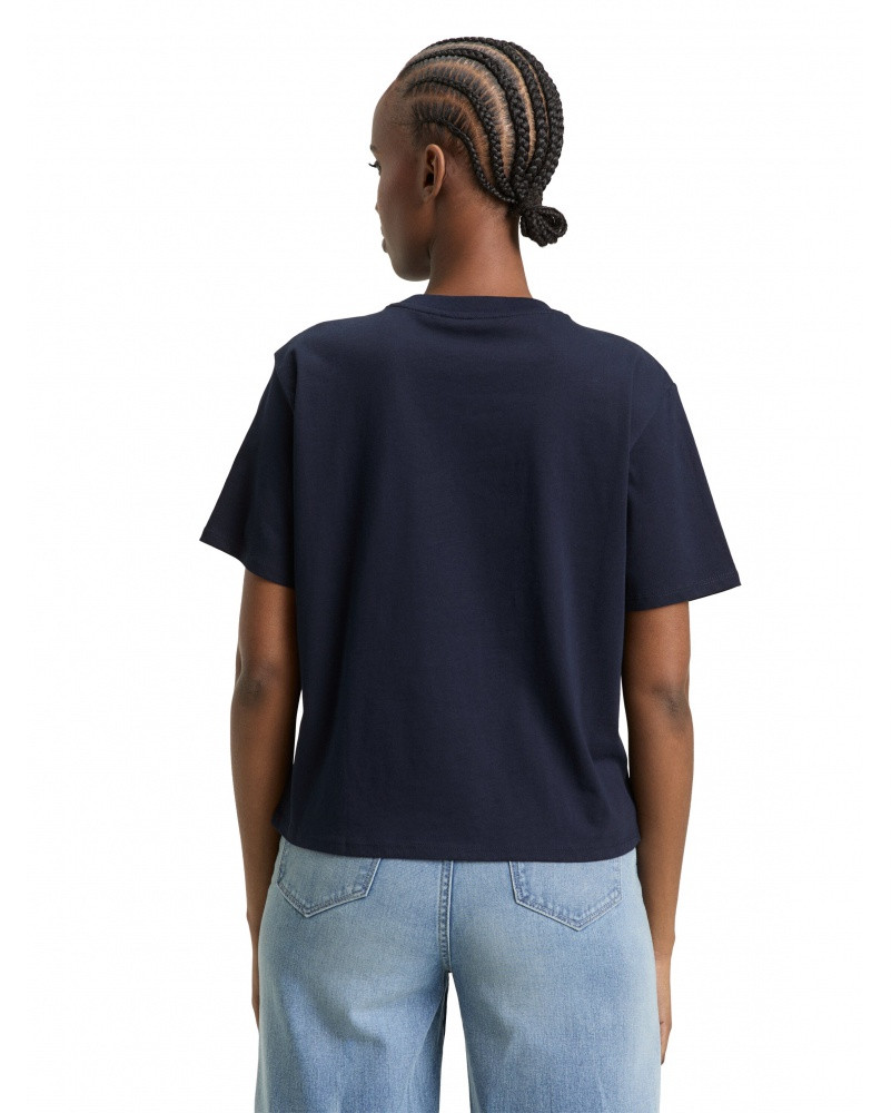 Футболка women's T-shirt 1050481-10668 Tom Tailor XS Темно-синій 1050481-10668