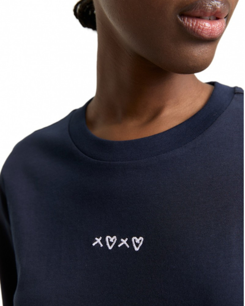 Футболка women's T-shirt 1050481-10668 Tom Tailor XS Темно-синій 1050481-10668