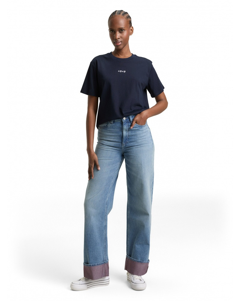 Футболка women's T-shirt 1050481-10668 Tom Tailor XS Темно-синій 1050481-10668