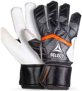 Рукавиці воротарські Select GOALKEEPER GLOVES 03 YOUTH v25 чорний, білий Діт 4 (15,5 см) 601031-101