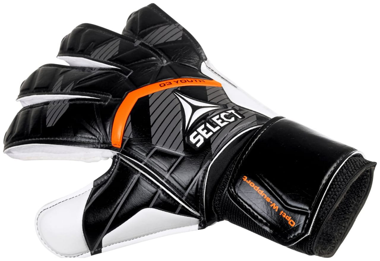 Рукавиці воротарські Select GOALKEEPER GLOVES 03 YOUTH v25 чорний, білий Діт 4 (15,5 см) 601031-101