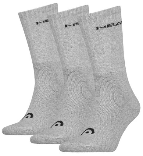 Шкарпетки Head ELEMENTS ALL SPORTS CREW 3P сірий Чол 39-42 701229008-004