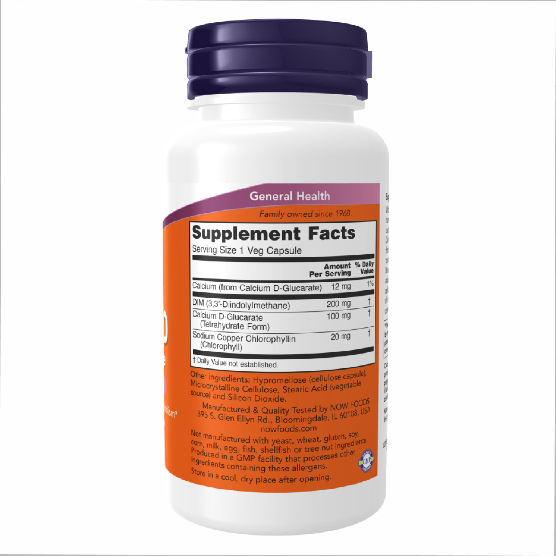 Капсули DIM 200 w/Calcium D-Glucarate - 90 vcaps 2022-10-0694
