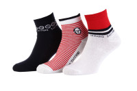 Шкарпетки Sergio Tacchini 3-pack білий, червоний, чорний Жін 36-41 13898215-2