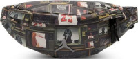 Сумка на пояс Nike Jordan JAM BOROUGH GFX CROSSBODY BAG 2L чорний, сірий Чол 27 x 14 x 12 cм MA9065-K90