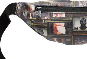 Сумка на пояс Nike Jordan JAM BOROUGH GFX CROSSBODY BAG 2L чорний, сірий Чол 27 x 14 x 12 cм MA9065-K90