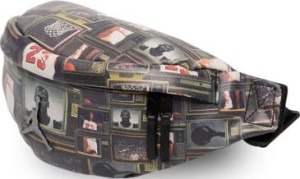 Сумка на пояс Nike Jordan JAM BOROUGH GFX CROSSBODY BAG 2L чорний, сірий Чол 27 x 14 x 12 cм MA9065-K90