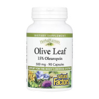 Капсули Natural Factors Olive Leaf 500mg - 90 caps 2023-10-5752