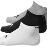 Шкарпетки Head ALL SPORTS TRAINING SNEAKER 3P сірий, білий, чорний Чол 39-42 701229018-004