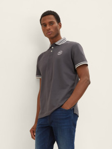 Поло 1035575-10899 Tom Tailor L Темно-сірий 1035575-10899