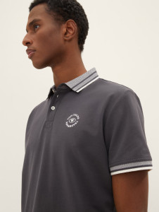 Поло 1035575-10899 Tom Tailor L Темно-сірий 1035575-10899