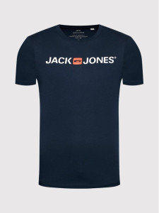 Футболка JJECORP LOGO TEE SS CREW NECK 3PK MP 12191330-White-Pack: 1 Navy Blazer Jack&Jones L Темно- 12191330-WHITE-PACK:1NAVY