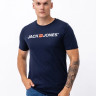 Футболка JJECORP LOGO TEE SS CREW NECK 3PK MP 12191330-White-Pack: 1 Navy Blazer Jack&Jones L Темно- 12191330-WHITE-PACK:1NAVY