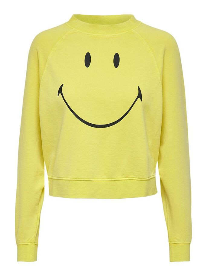 Толстовка ONLSMILEY LIFE L/S SWT 15232823 Sunshine-SMILEY ONLY M Жовтий 15232823Sunshine-SMILEY