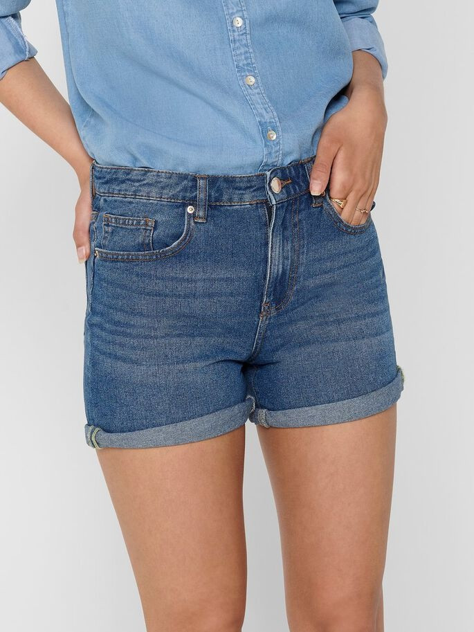Шорти ONLPHINE LIFE SHORTS BB MAS0000 15196218 Medium Blue Den ONLY M Синій 15196218MediumBlueDen