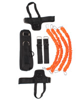 Набір для тренувань TRAINING KIT чорний, помаранчевий Уні 9 предметів LS3664