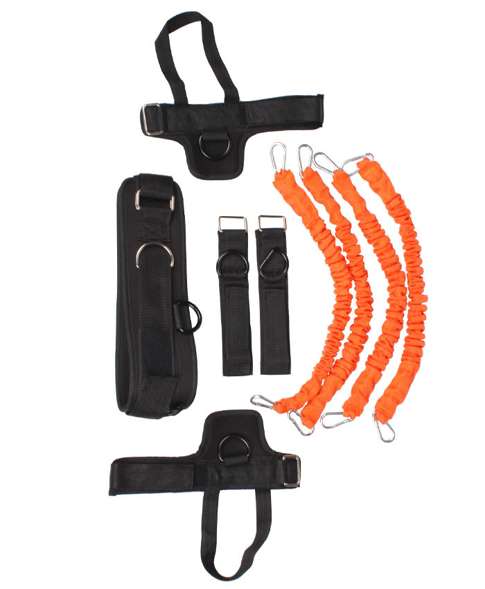 Набір для тренувань TRAINING KIT чорний, помаранчевий Уні 9 предметів LS3664