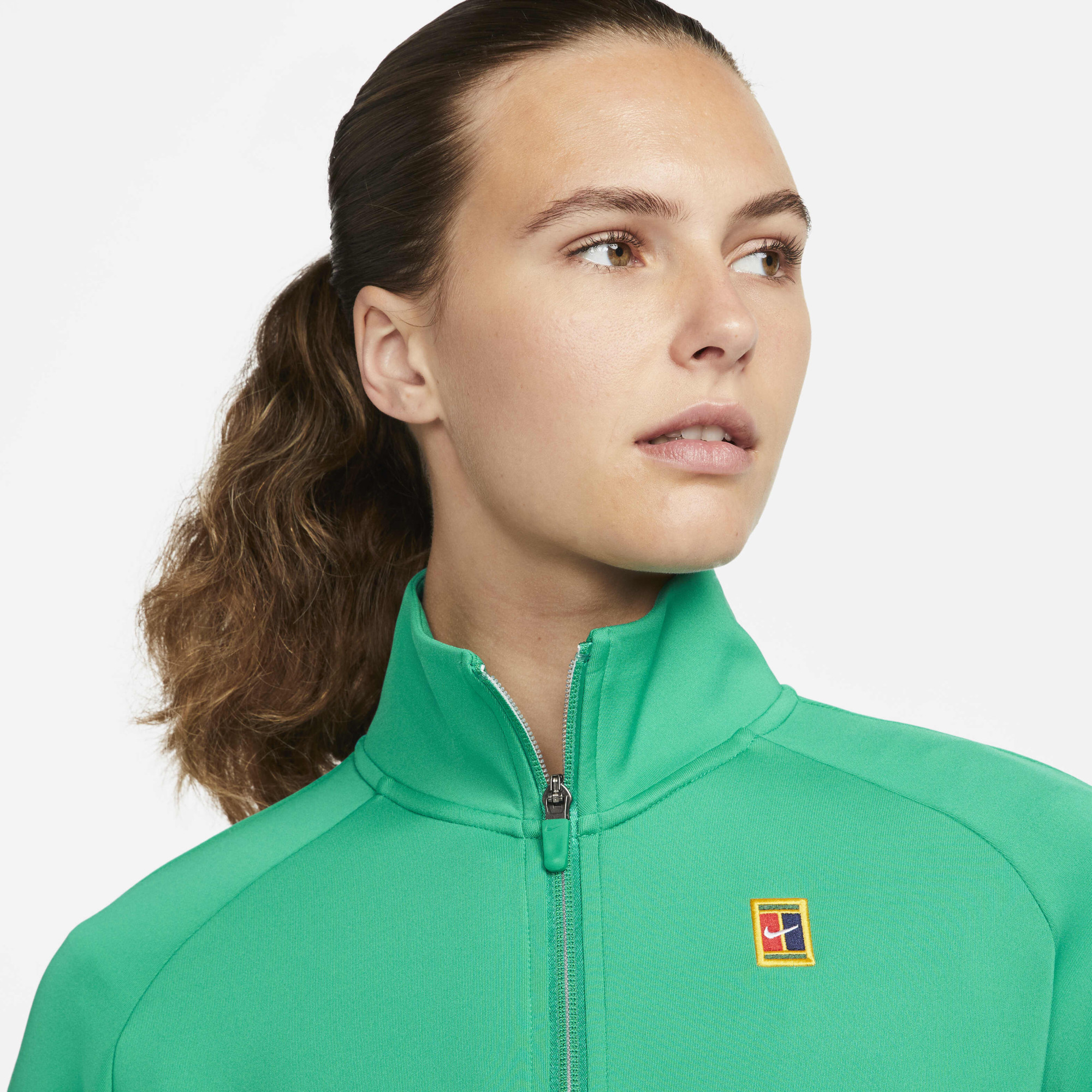 Толстовка жіноча Nike Court Heritage Green CV4701-370