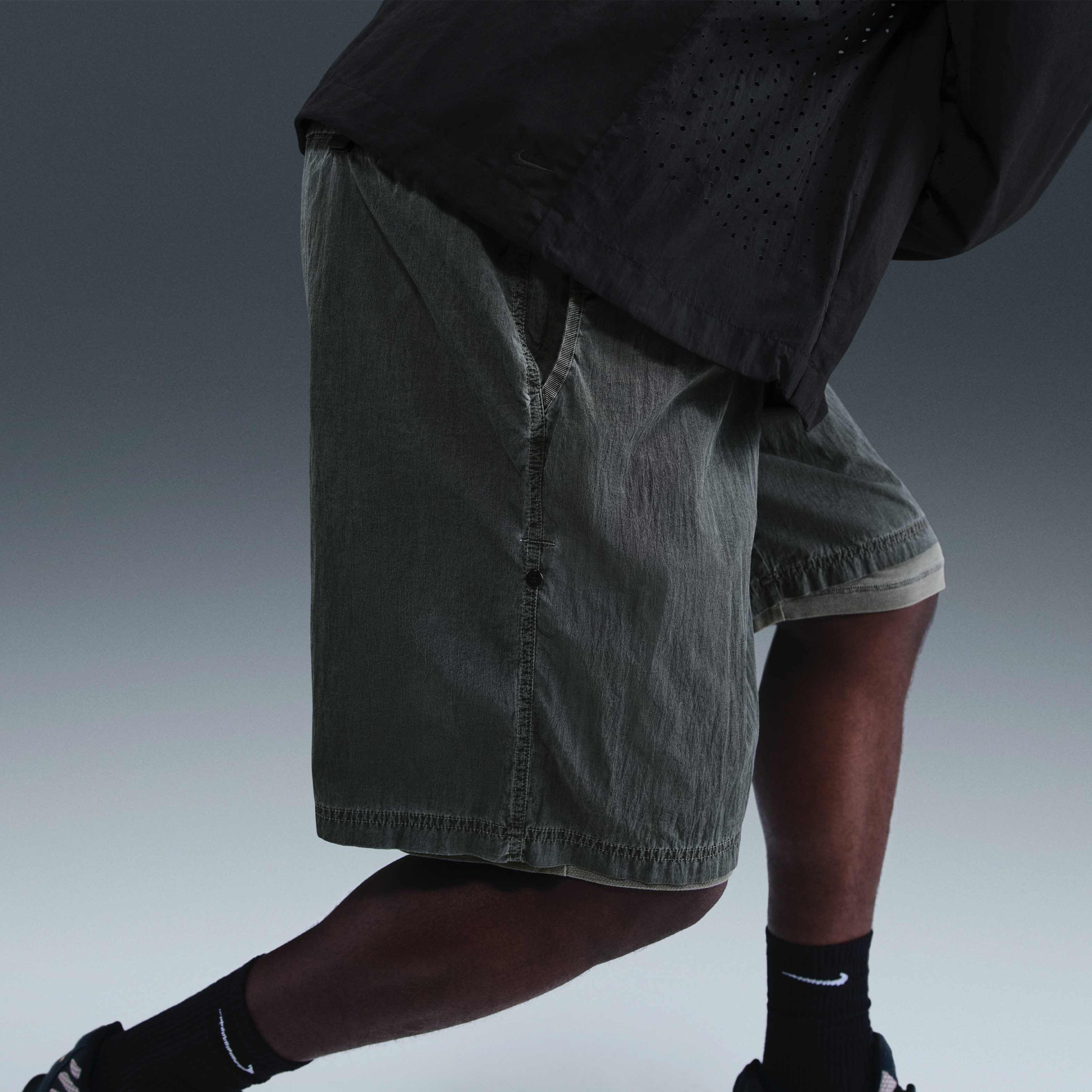 Шорти чоловічі Nike Tech Fleece Wash Grey HJ0674-010