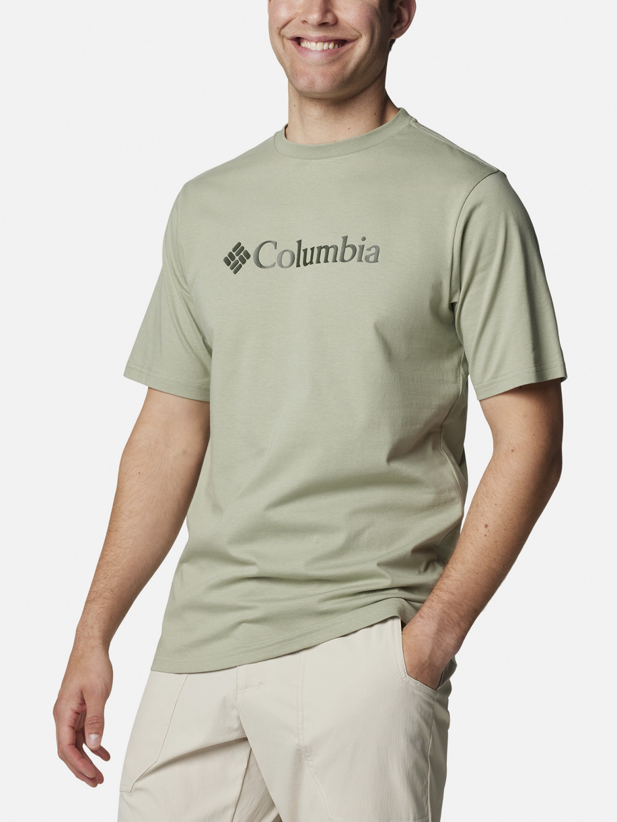 Футболка CSC Basic Logo™ Short Sleeve 1680051CLB-354 Columbia L (50-52) Хакі 1680051CLB-354