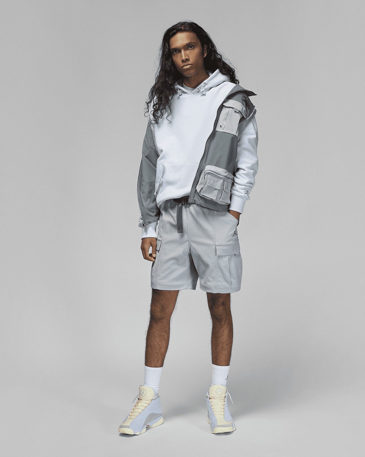 Худі чоловіче Air Jordan X Solefly Hoodie White Dv7509-085 DV7509-085