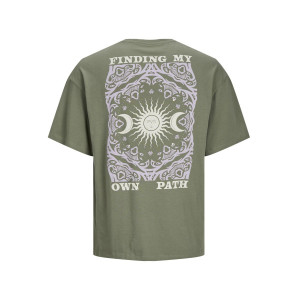 Футболка Jack & Jones JOROMBRE TEE SS CREW NECK ZCPH 12255694-Olivine