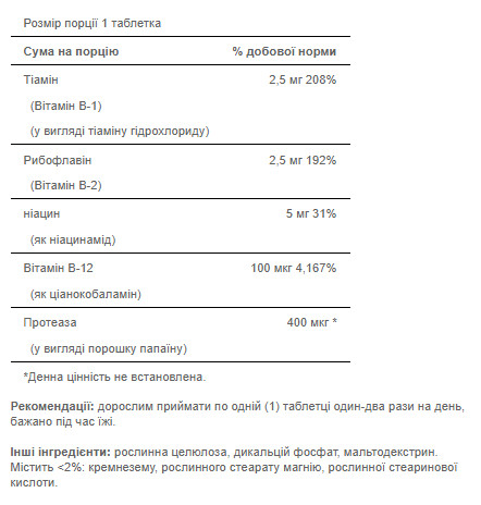 Капсули B-Complex B-12 - 90tabs 100-96-8182473-20