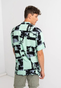 Сорочка JORTIDE RESORT SHIRT SS TC220 12179803 Yucca Jack&Jones L Бірюзовий 12179803YUCCA