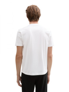 Футболка Men's Denim Slim Fit T-Shirt 1037655-10991 Tom Tailor L Білий 1037655-10991