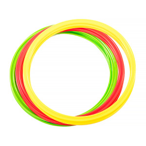 Кільця спортивні 12 шт (4 Червоні+4 Жовті+4 Зелені) AVK3-610-739-302