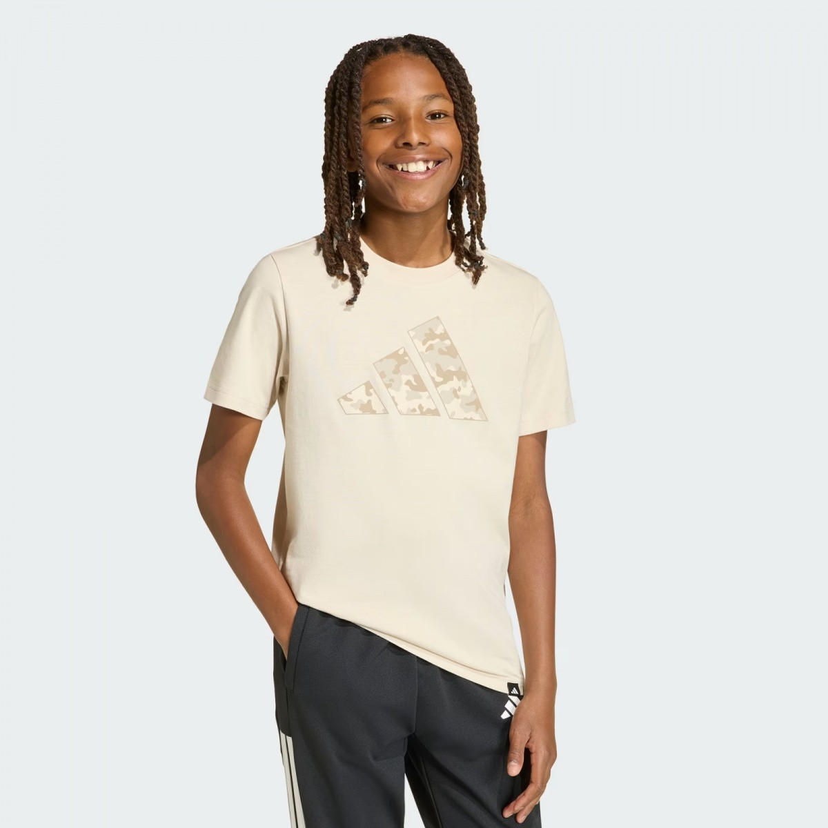 Футболка J CAMO T KE1190 Adidas 128 Бежевий KE1190