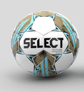 М'яч футзальний SELECT Futsal Future Master Gold FIFA Basic v24 (564) біло/золотий, official size 385341
