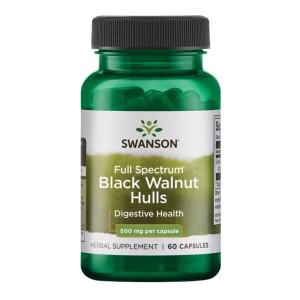 Капсули Black Walnut Hulls 500mg - 60caps 100-74-4582106-20
