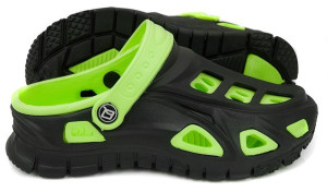 Крокси Aqua Speed MIAMI 5387 чорний, зелений Діт 24 480-38