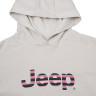 Кофта JEEP HOODED CROPPED SWEATSHIRT Striped Print O102609-J863
