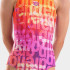 Купальник закритий для дівчат Arena MULTI COLOURS SWIMSUIT V BACK рожевий, помаранчевий Діт 152 см 009007-908