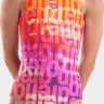 Купальник закритий для дівчат Arena MULTI COLOURS SWIMSUIT V BACK рожевий, помаранчевий Діт 152 см 009007-908